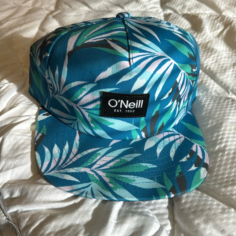 O’Neill tropical print adjustable baseball hat cap visor! Never worn brand new